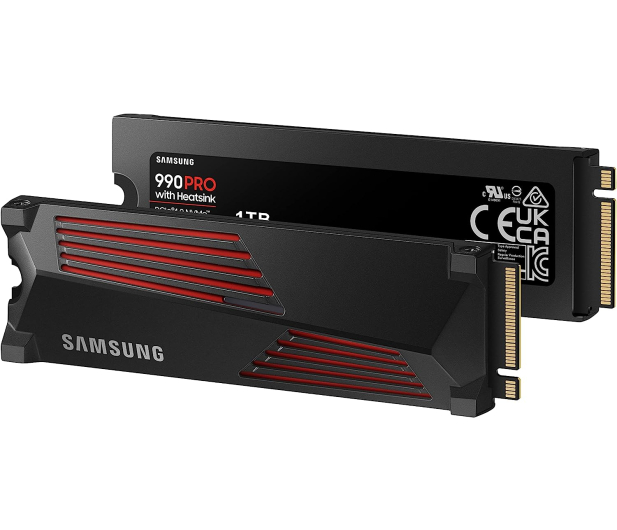 Samsung 1TB M.2 PCIe Gen4 NVMe 990 PRO Heatsink - 1135949 - zdjęcie 2